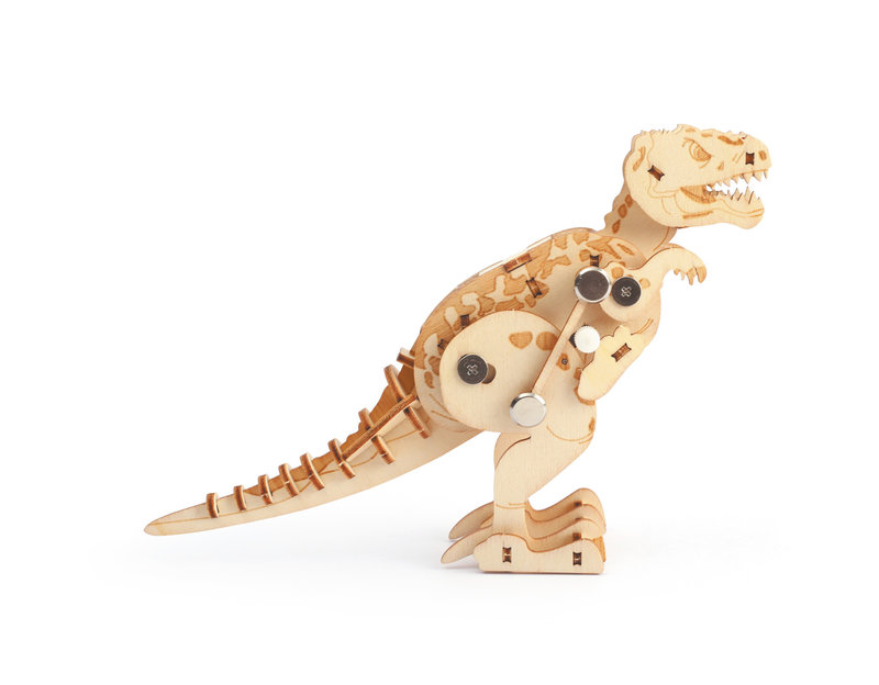 GRAINE CREATIVE Maquette  En Bois 3D Mecanique  T-Rex