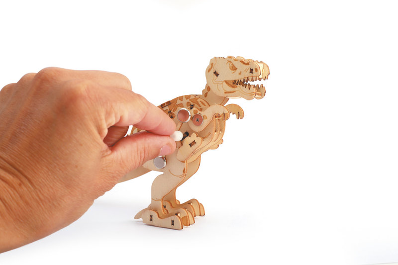 GRAINE CREATIVE Maquette  En Bois 3D Mecanique  T-Rex