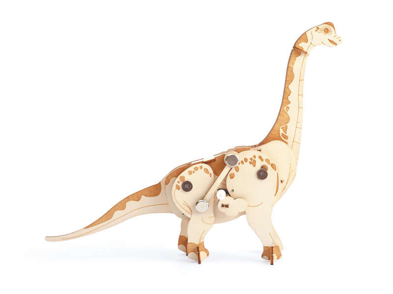 GRAINE CREATIVE Maquette  En Bois 3D Mecanique  Diplodocus