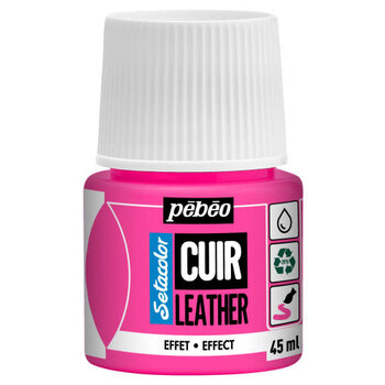 PEBEO Setacolor Cuir 45Ml -  Fluo Rose