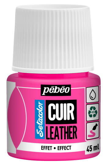 PEBEO Setacolor Cuir 45Ml - Fluo Rose