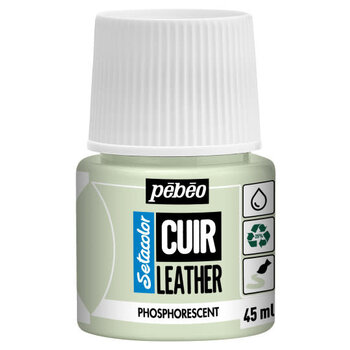 PEBEO Setacolor Cuir 45Ml -  Phosphorescent