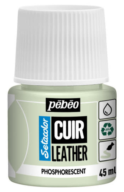 PEBEO Setacolor Cuir 45Ml -  Phosphorescent