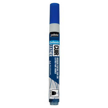 PEBEO Setacolor Cuir Marker - Bleu Ultramarin