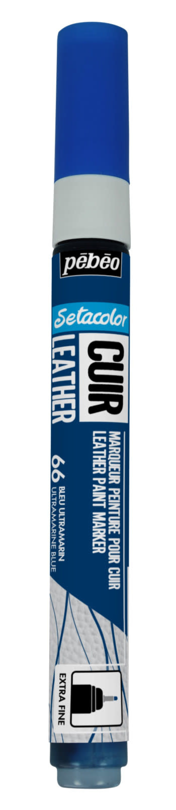 PEBEO Setacolor Cuir Marker - Bleu Ultramarin