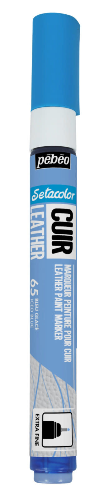 PEBEO Setacolor Cuir Marker - Bleu Glacé