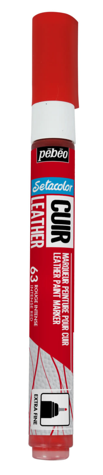 PEBEO Setacolor Cuir Marker - Rouge Intense