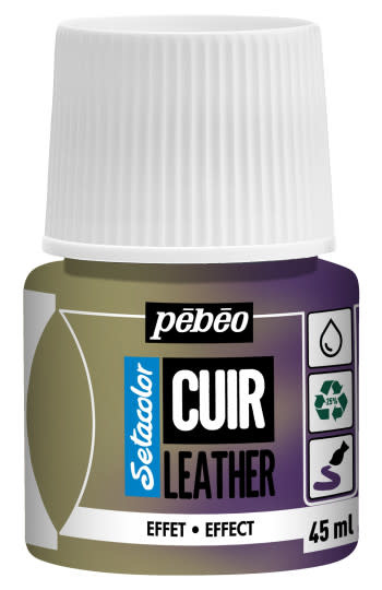 PEBEO Setacolor Cuir 45Ml -  Duochrome Jaune/Violet