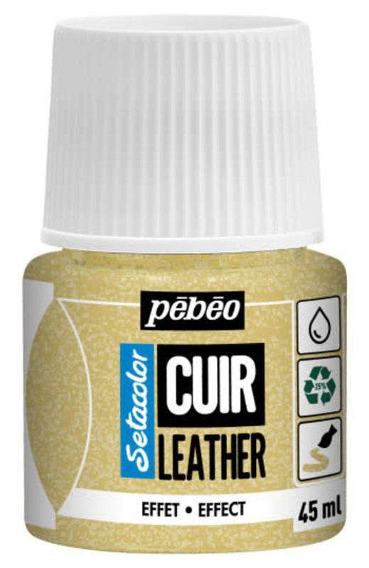 PEBEO Setacolor Cuir 45Ml - Paillette Or