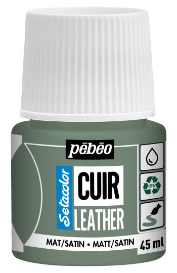 PEBEO Setacolor Cuir 45Ml - Vert Matcha