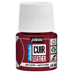 PEBEO Setacolor Cuir 45Ml - Rouge Profond