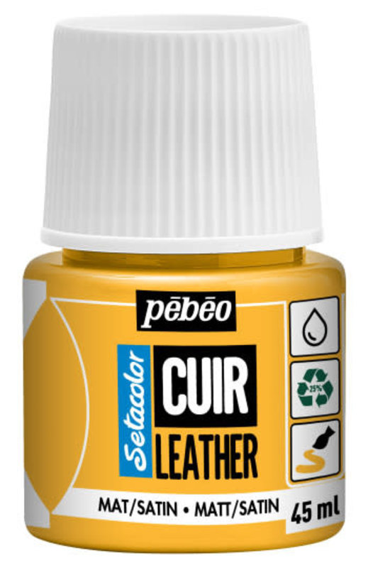 PEBEO Setacolor Cuir 45Ml - Jaune Tournesol