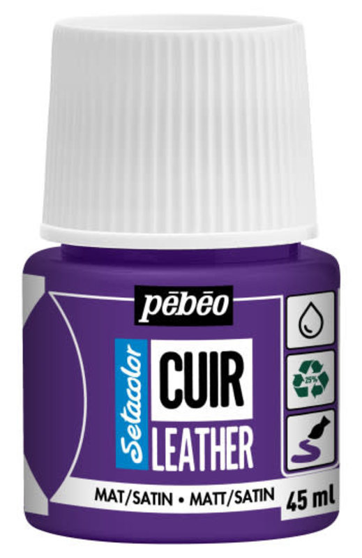 PEBEO Setacolor Cuir 45Ml - Violet Aubergine