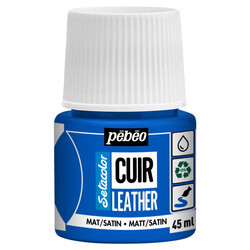 PEBEO Setacolor Cuir 45Ml - Bleu Océan