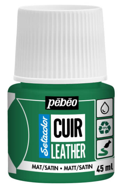 PEBEO Setacolor Cuir 45Ml - Vert Cactus