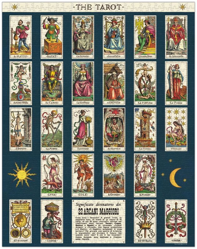 CAVALLINI & Co. Puzzle 1000 Pièces Tarot 55 X 70 Cm