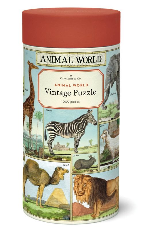 Puzzle 1000 pièces : le monde des animaux SCH4001504583248 - Conforama