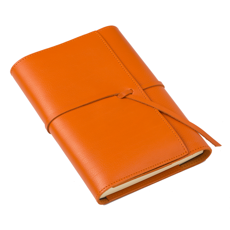 Carnet à Lacet 16.5x12 Nomade Mandarine