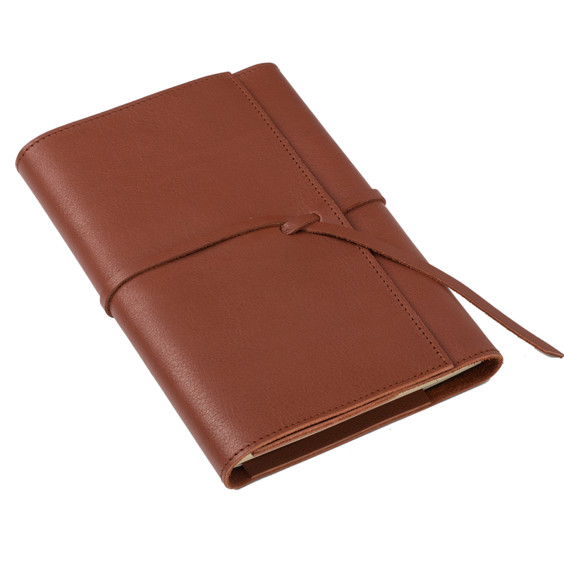 Carnet à Lacet 16.5x12 Nomade Cognac