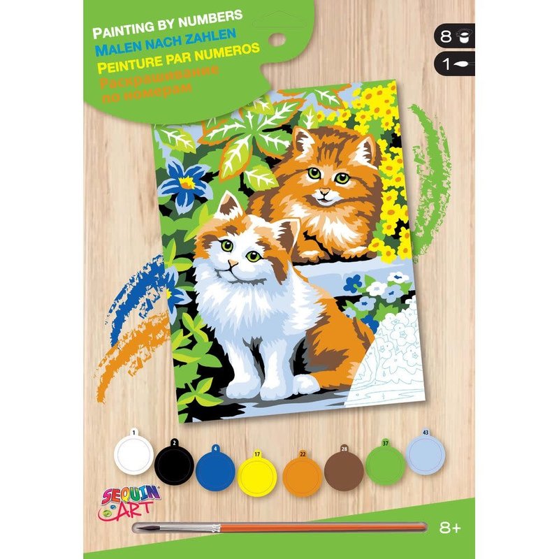 OZ Peinture par N° débutant - Chats coquins