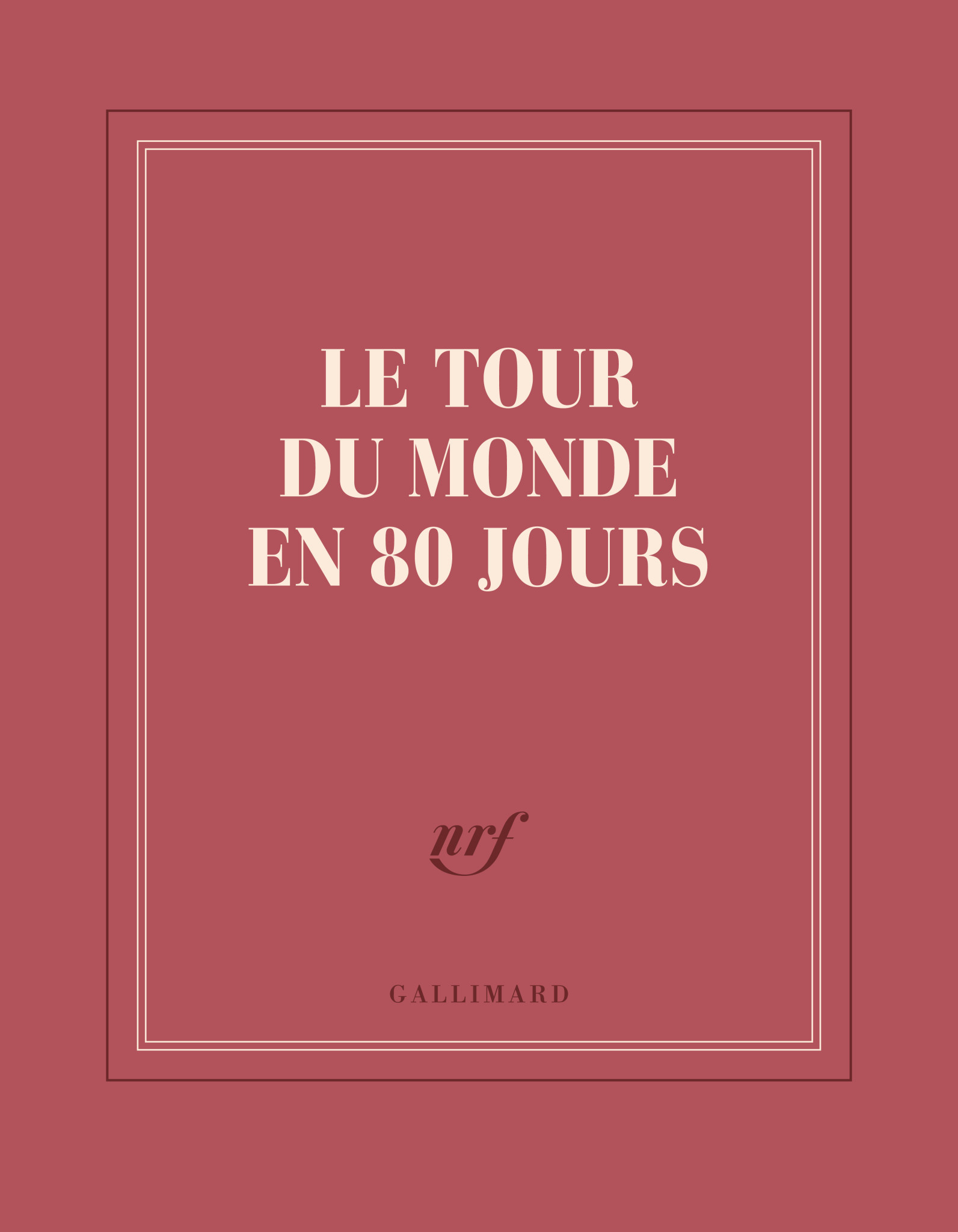 GALLIMARD Carnet carré couleur - Le tour du monde en 80 jours