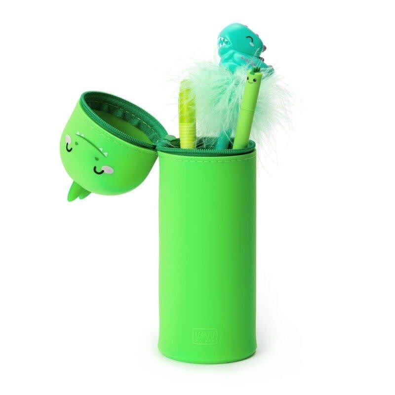 LEGAMI 2-In-1 Silicone Pencil Case - Kawaii - Dino