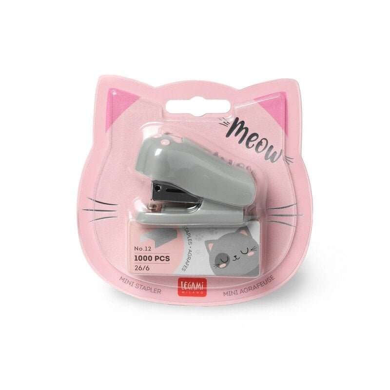 LEGAMI Mini Stapler - Meow - Kitty