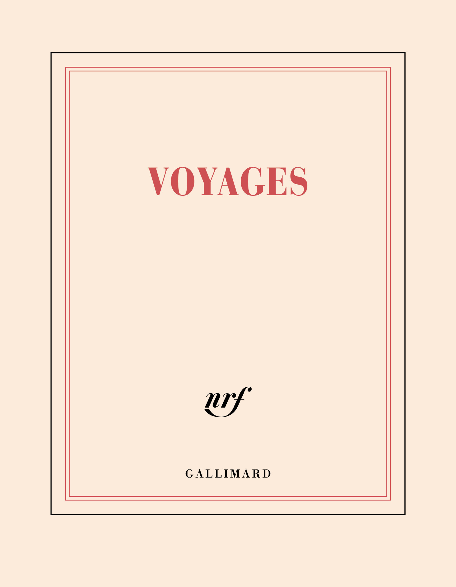 GALLIMARD Carnet carré page blanche - Voyages