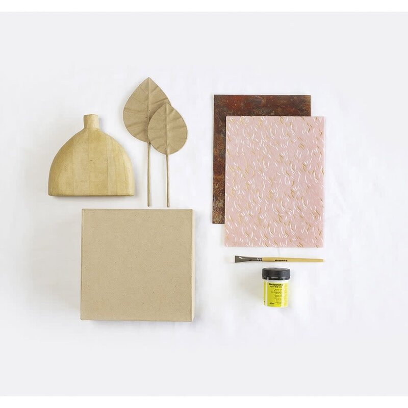 DECOPATCH Mini-kit adulte Vase + feuilles