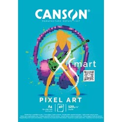 CANSON Bloc Xsmart A4 40 Feuilles 120G/M² Pixel Art