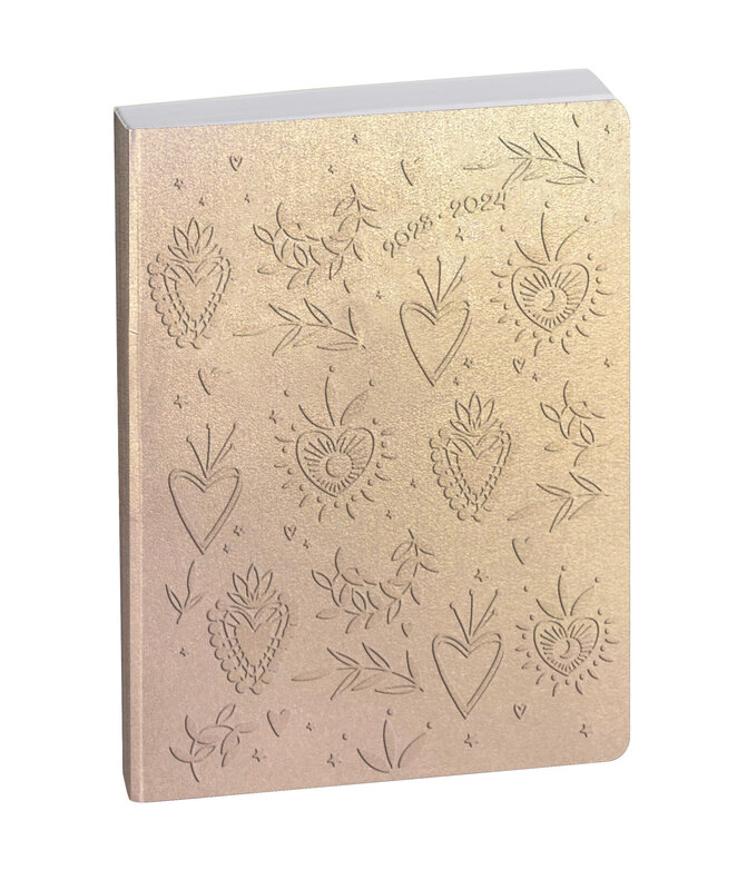 Agenda 2024 journalier poche c&g art deco gold - Castelli