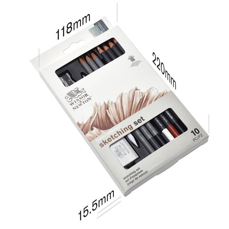 WINSOR & NEWTON Sketch Pencil Set x10