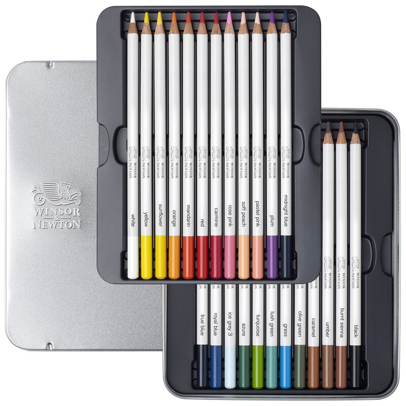 WINSOR & NEWTON Precision Watercolor Pencil Set x24