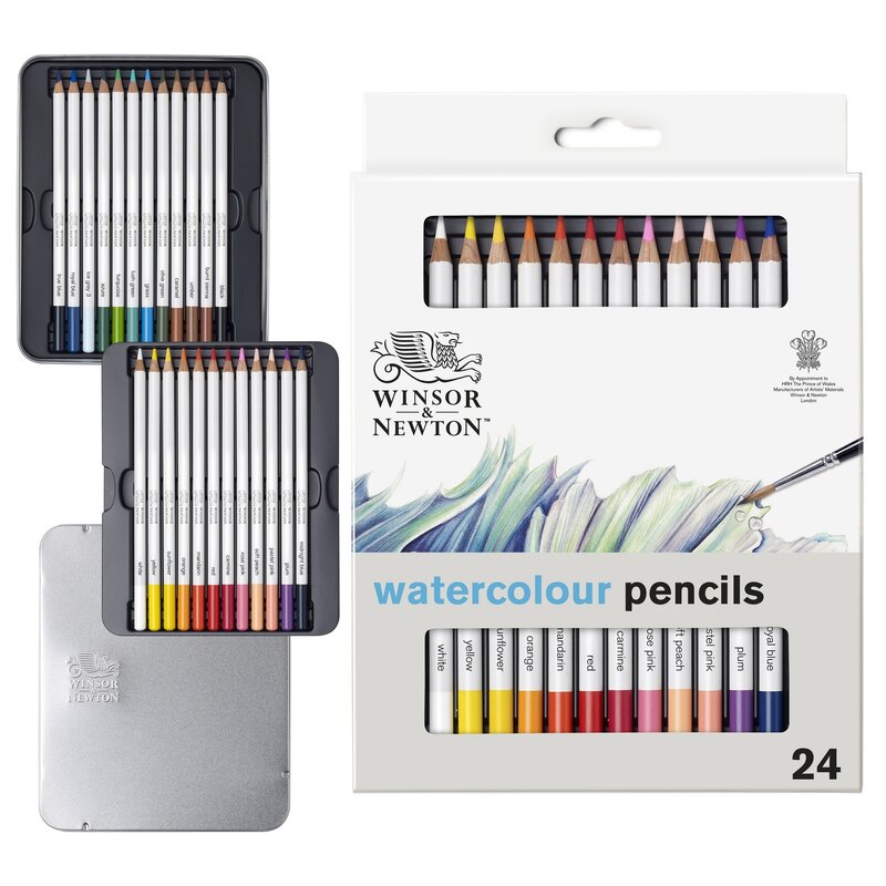 WINSOR & NEWTON Precision Watercolor Pencil Set x24