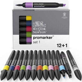WINSOR & NEWTON Promarker Set X12+1 Set X1