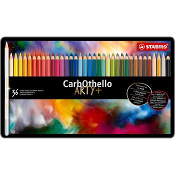 STABILO Boîte métal x 36 CarbOthello ARTY+