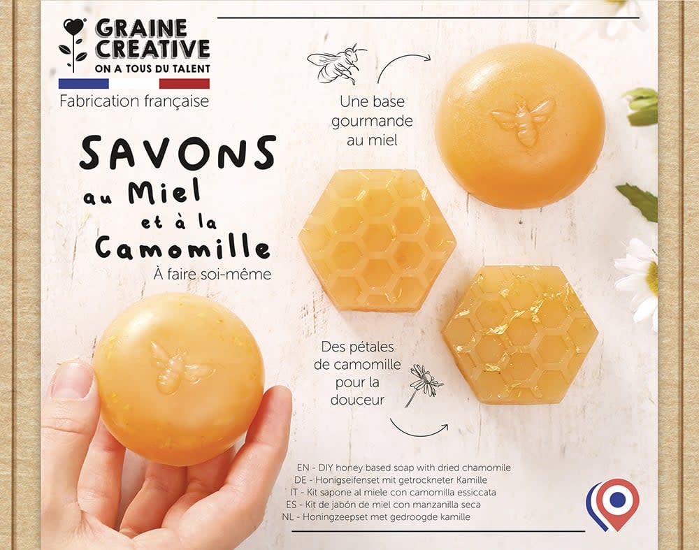 GRAINE CREATIVE Kit Savon Miel 196 X 144 X 45 Mm