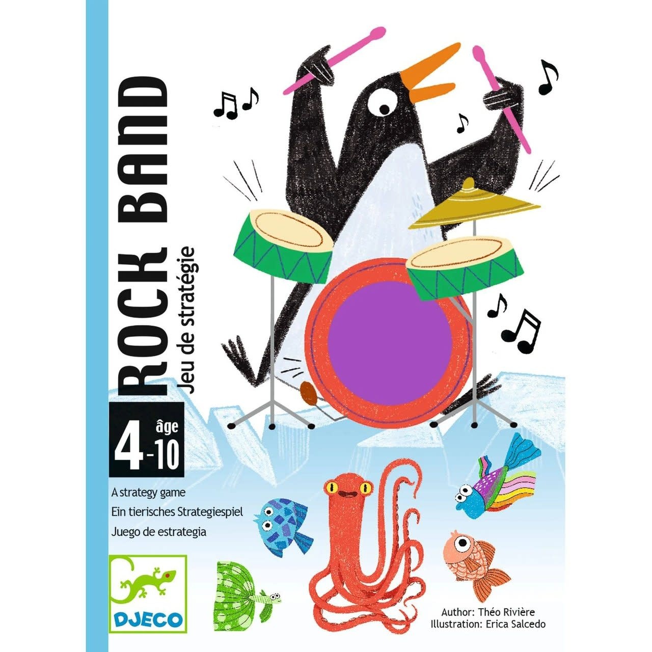 DJECO Jeux De Cartes Rock Band