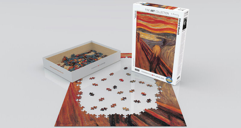 EUROGRAPHICS Puzzle 1000 Munch - Le cri