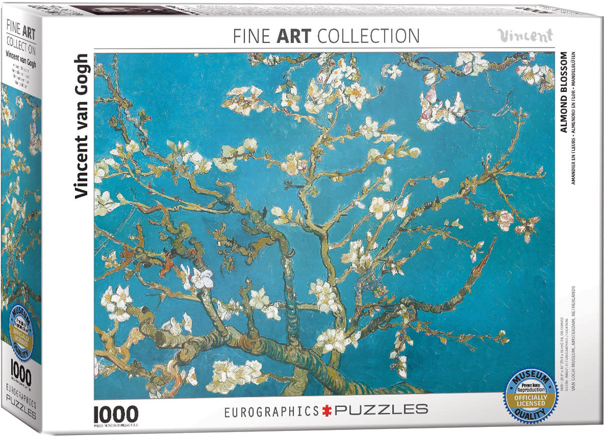 EUROGRAPHICS Puzzle 1000 VAN GOGH Amandiers en fleurs