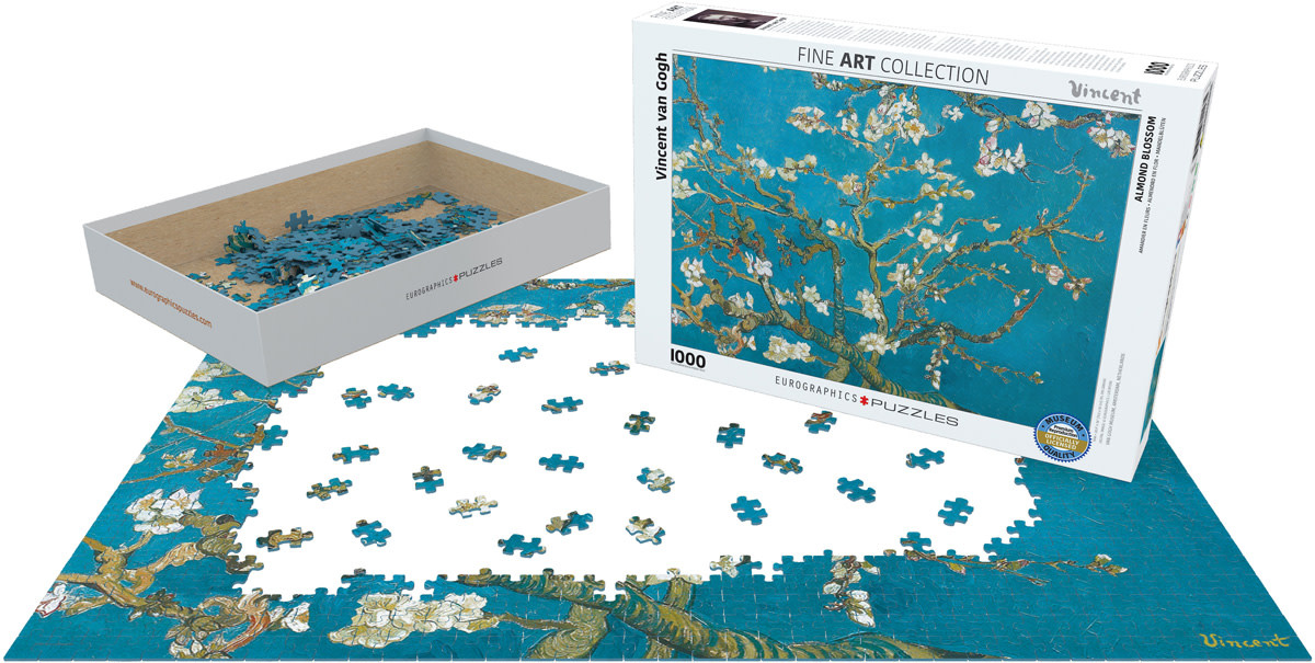 EUROGRAPHICS Puzzle 1000 VAN GOGH Amandiers en fleurs