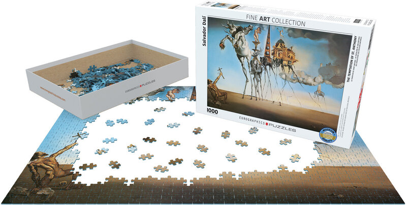 EUROGRAPHICS Puzzle 1000 DALI  - La tentation de St Antoine