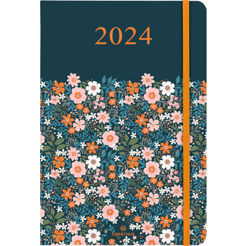 Agenda Civil Semainier Mini - 2024 - 12M - Cherry - Papeterie Michel