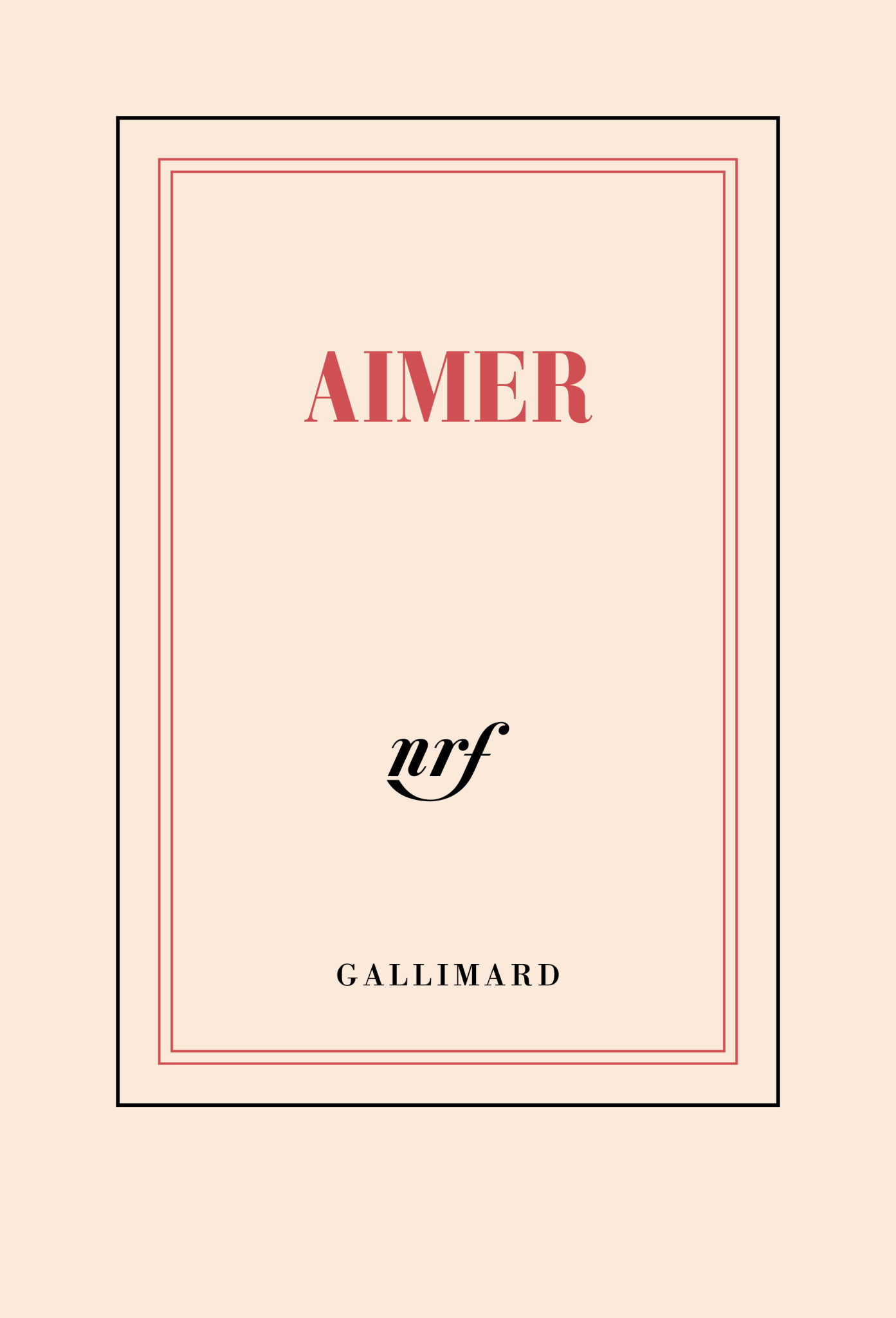 GALLIMARD Carnet poche - Aimer