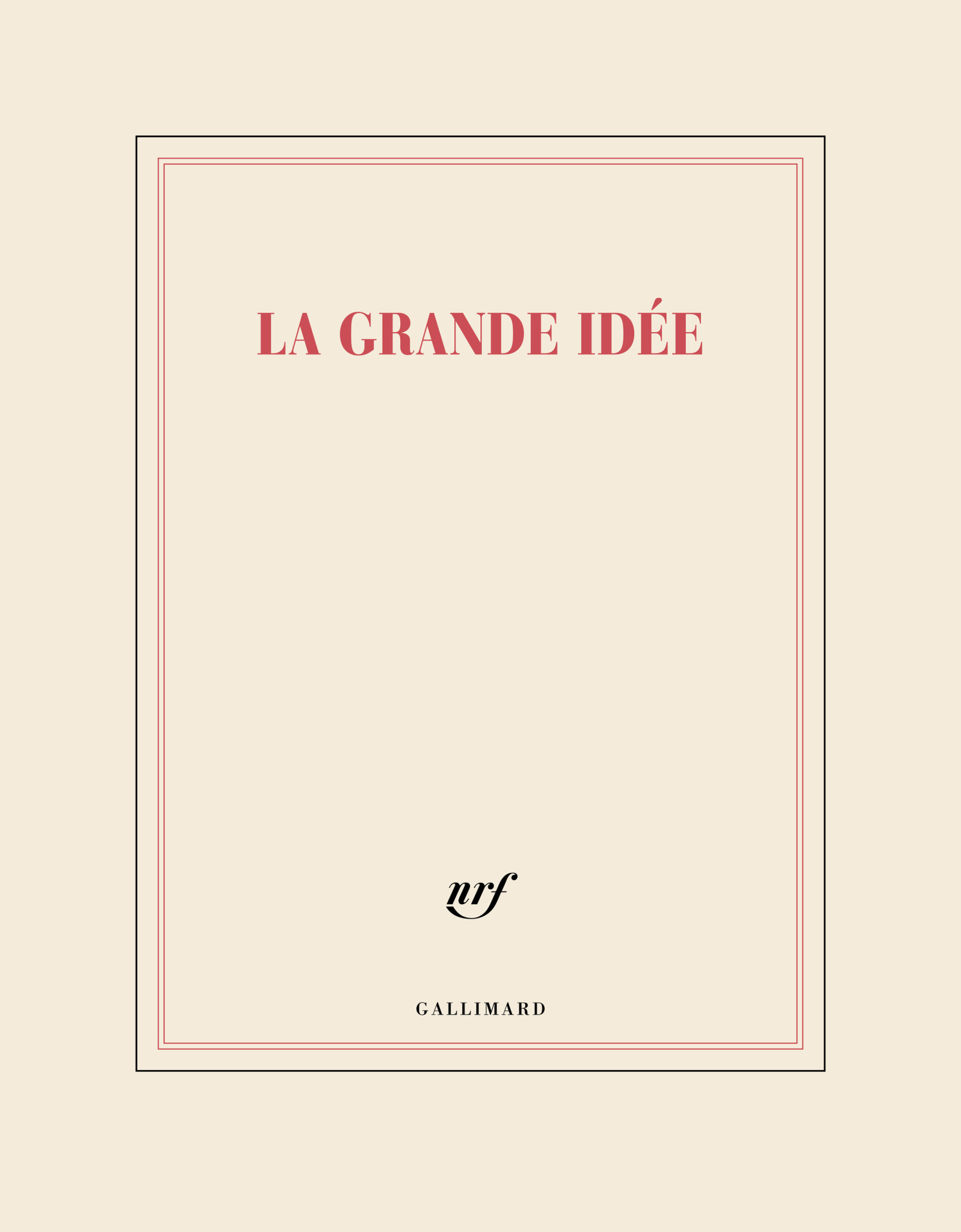GALLIMARD Carnet XXL - La grande idée