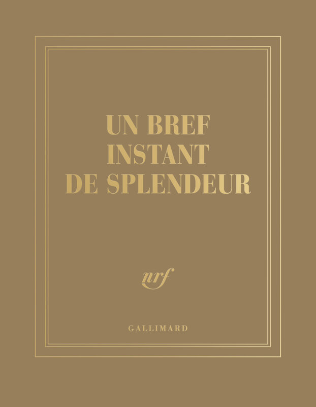 GALLIMARD Carnet Carré Ligné "Un Bref Instant De Splendeur"