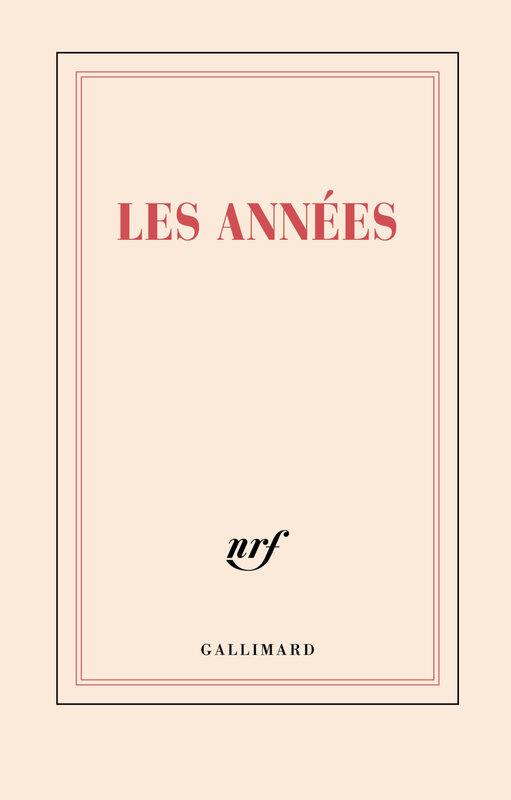 GALLIMARD CARNET LIGNE LES ANNEES (PAPETERIE)