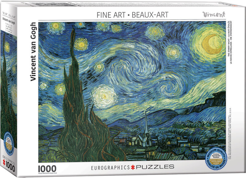 EUROGRAPHICS Puzzle 1000 VAN GOGH - La nuit étoilée