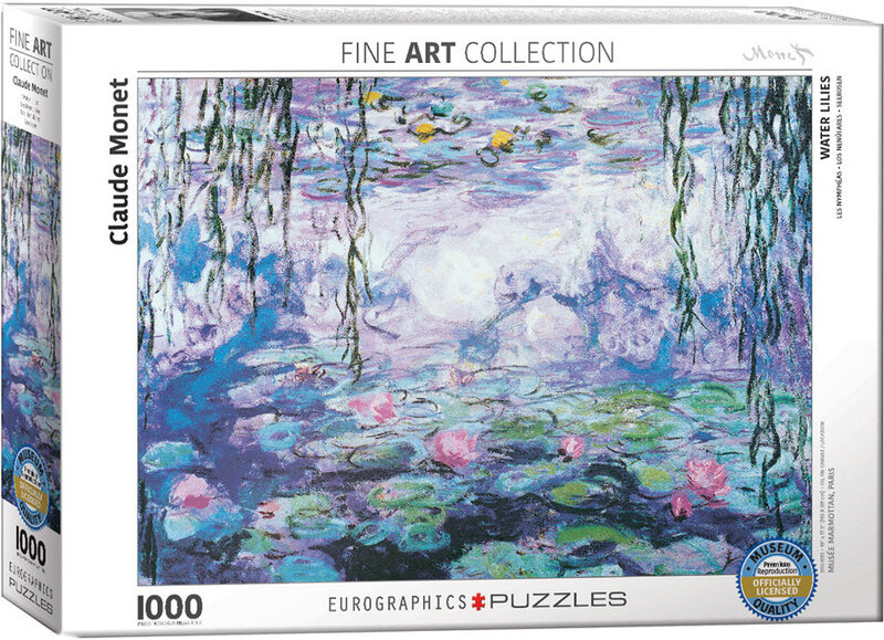 EUROGRAPHICS Puzzle 1000 MONET - Les nymphéas