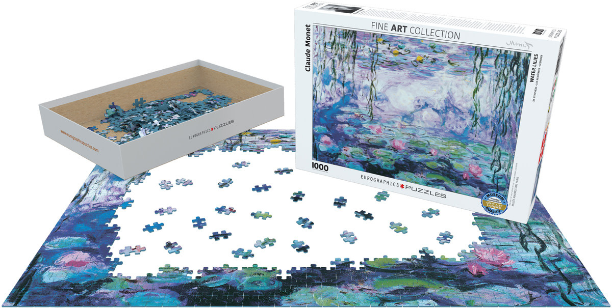 EUROGRAPHICS Puzzle 1000 MONET - Les nymphéas